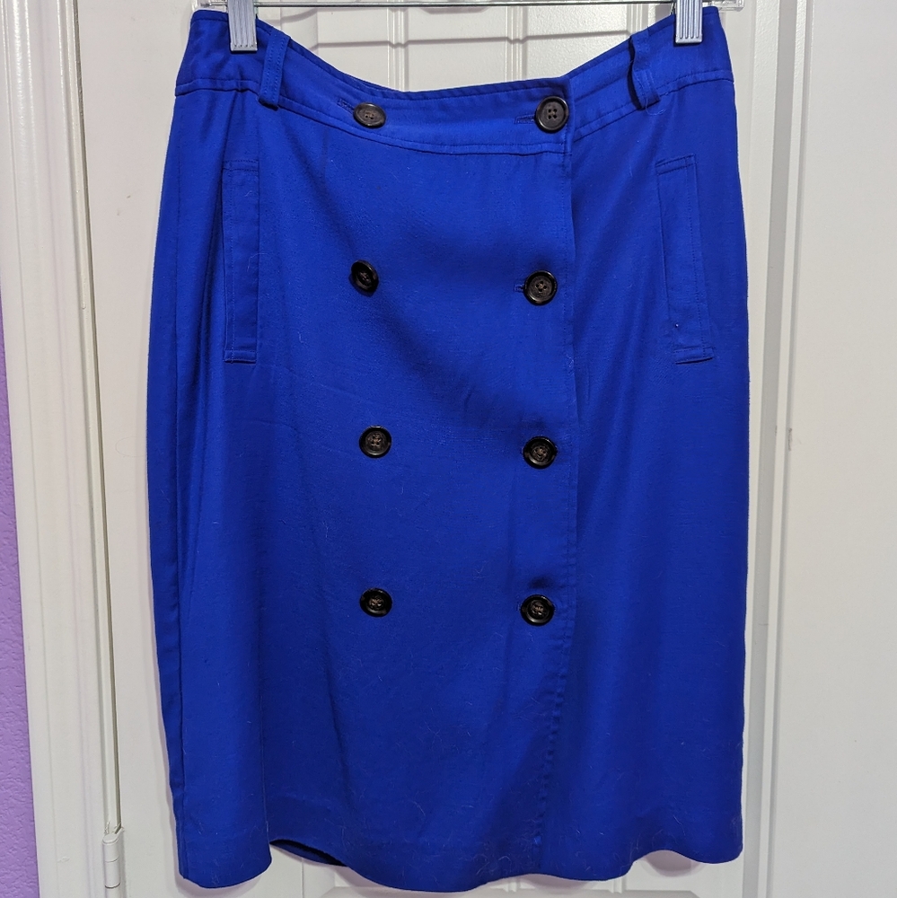 Banana Republic Royal Blue Pencil Skirt